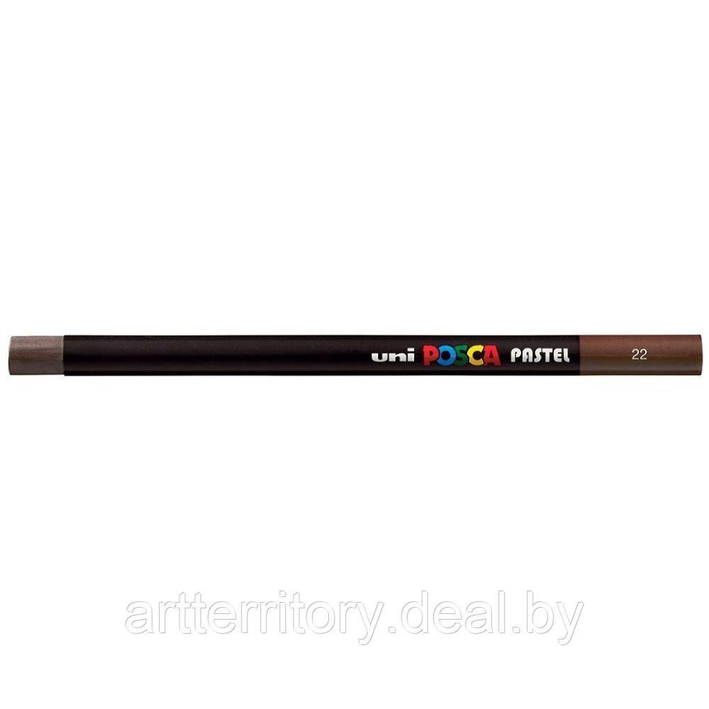 Пастель Mitsubishi Pencil POSCA (темно коричневый) - фото 1 - id-p168881399