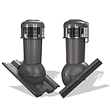 Вентиляционный выход с вентилятором неизолированный Wirplast WiroVent Tile PLUS 125 (K99)  для черепицы, фото 4