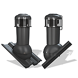 Вентиляционный выход с вентилятором неизолированный Wirplast WiroVent Tile PLUS 125 (K99)  для черепицы, фото 6