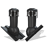 Вентиляционный выход с вентилятором неизолированный Wirplast WiroVent Tile PLUS 125 (K99)  для черепицы, фото 3