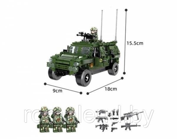 Детский конструктор Kazi KY84070 Бронированный внедорожник с пулеметом - фото 2 - id-p168910213
