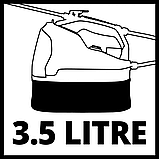 Опрыскиватель аккумуляторный Einhell GE-WS 18/35 Li-Solo (18V, без АКБ и З/у, бак 3.5 литра), фото 8