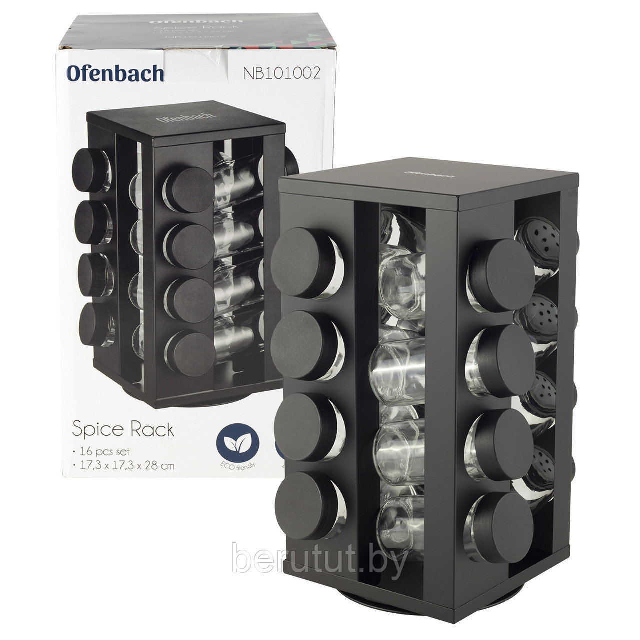 Набор ёмкостей для специй 16 шт. на подставке Ofenbach - фото 2 - id-p168913445