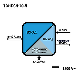 Бесконтактный преобразователь тока T201DCH100-M SENECA, фото 2