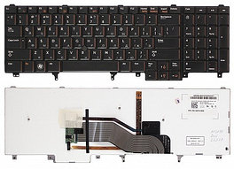 Клавиатура для ноутбука Dell Latitude M6600 черная, с подсветкой, с джойстиком