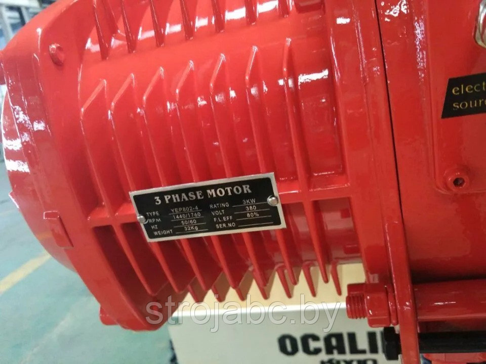 Таль электрическая стационарная OCALIFT 02-01S 2т 4,5м скоростная 380В на крюке - фото 3 - id-p168918692
