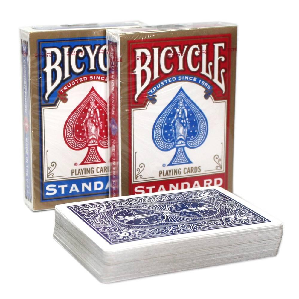 Игральные карты Bicycle Standard (синяя рубашка) / для фокусов / для покера / Байсикл - фото 8 - id-p168914810