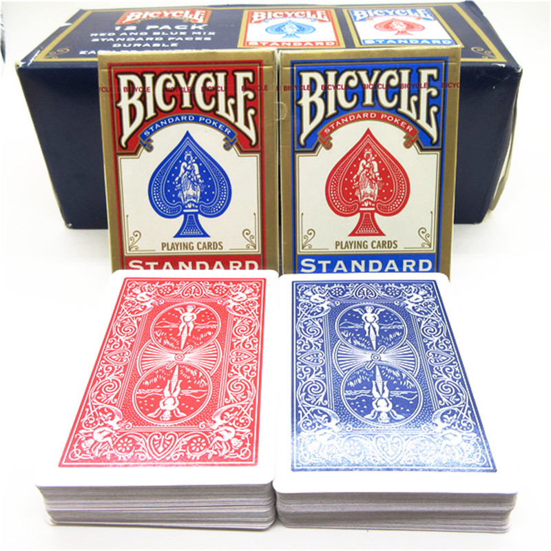 Игральные карты Bicycle Standard (синяя рубашка) / для фокусов / для покера / Байсикл - фото 10 - id-p168914810