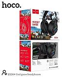 Наушники Hoco ESD04 полноразмерные игровые с микрофоном (2 м.,USB+3,5 мм, переходник 2*3,5мм) цвет: чёрный, фото 7