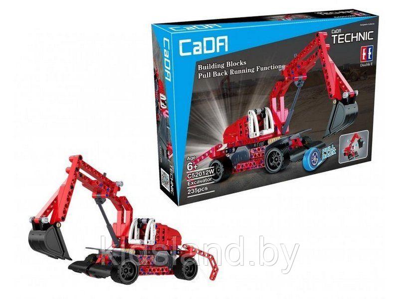 Конструктор Cadа Technic " Экскаватор" инерционный, 235 детали арт C52012W