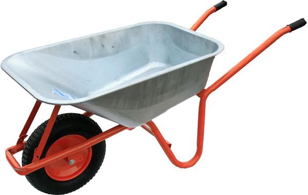 CW-1x120 Тачка строительная WATT CW-1x120 (120 литров, 250 Кг, одно колесо 4.8/4.00-8,)
