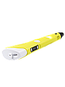 3D ручка Pen-3 с 10 трафаретами желтая 3 поколение, фото 2