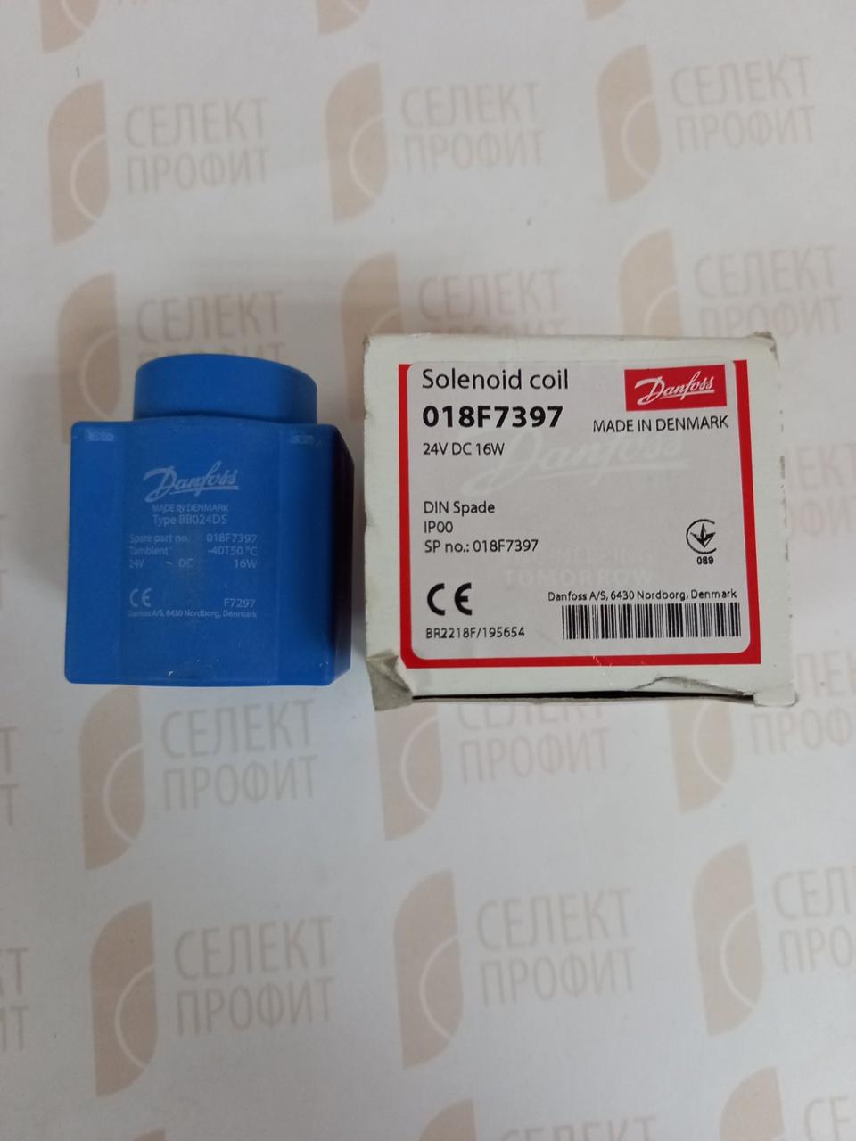 Катушка электромагнитная Danfoss BB024DS 24 В (018F7397)