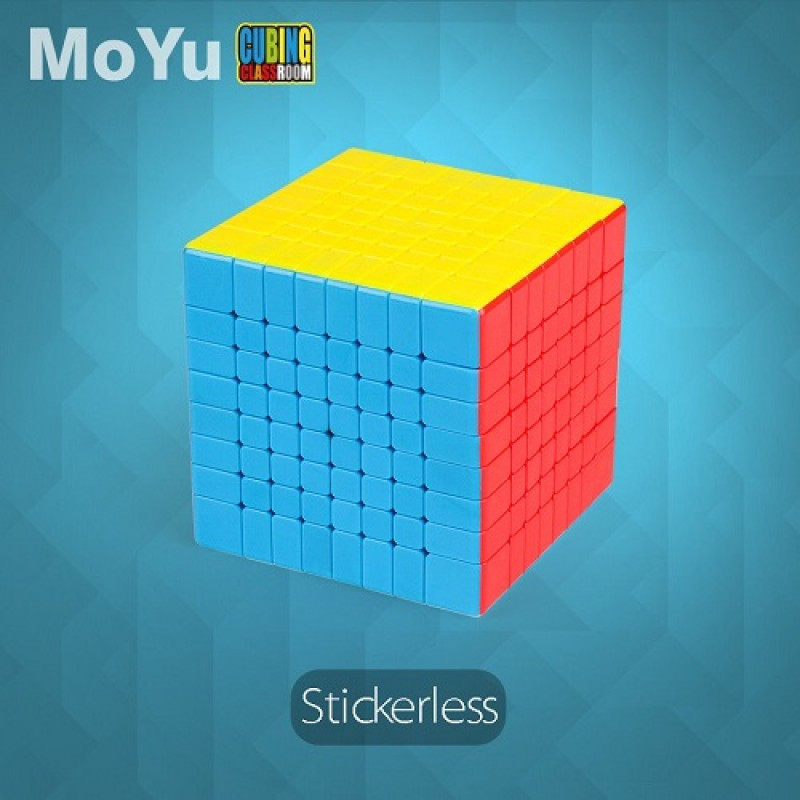 Кубик MoYu 8x8 MoFangJiaoShi MF8 / немагнитный / цветной пластик / без наклеек / Мою - фото 6 - id-p168925265