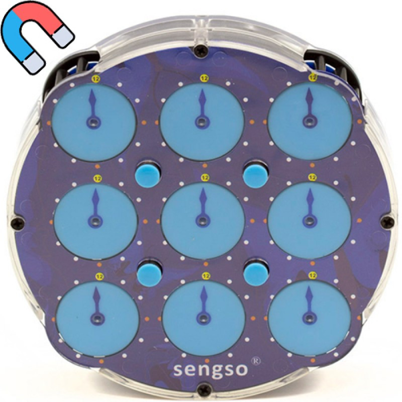 Головоломка SengSo Clock M / Часы Рубика / Магнитные / ШенгШоу, фото 1