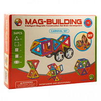 Конструктор магнитный Mag-Building (Mag-Wantong), 36 деталей, фото 3