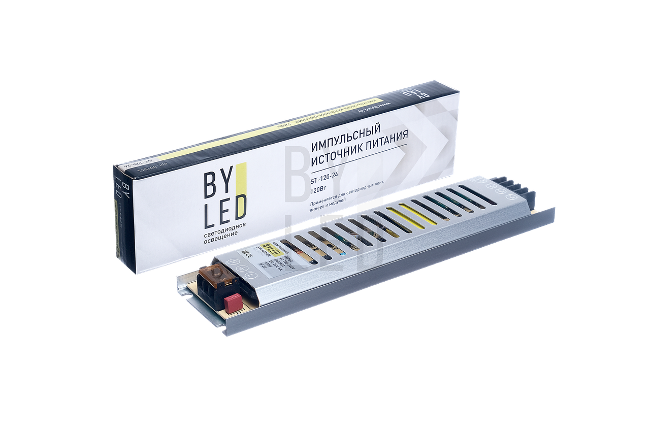 Блок питания Byled ультратонкий, 120W, 24V