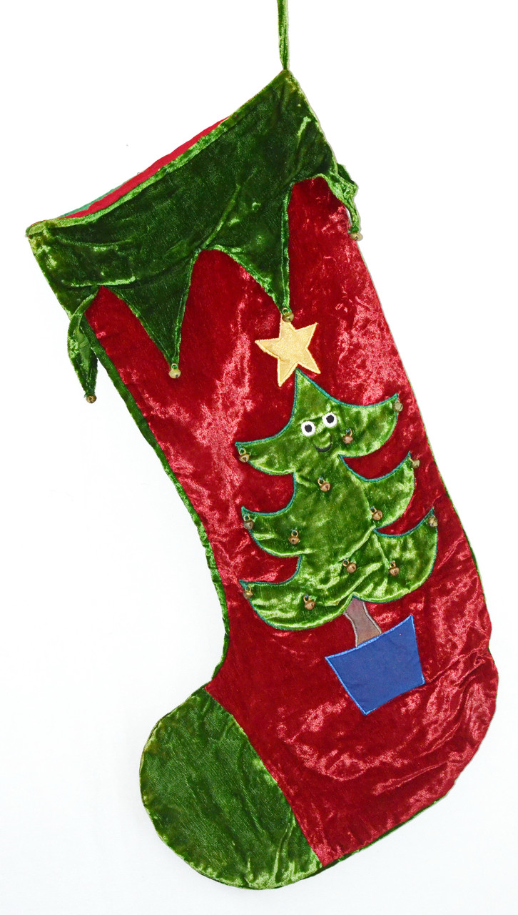 Сапожок для новогодних подарков с рождественской ёлочкой - фото 1 - id-p168932676