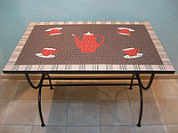 Мозаичный обеденный стол "Кофейный" 100% Hand Made!, фото 1