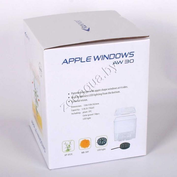 Аквариум Resun APPLE Windows AW-30 (3л, элементы декора) - фото 2 - id-p95967133