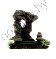 ArtUniq Mossy Figured Rock S - Декоративная композиция из пластика "Фигурная скала со мхом", 20x11,5x19,5 см