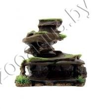 ArtUniq Mossy Figured Rock L - Декоративная композиция из пластика "Фигурная скала со мхом", 22,5x11,5x21,5 см - фото 1 - id-p95967566