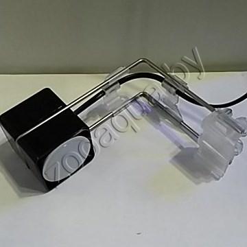 Q-LED MIDI NATUR LIGHT свет-к с лампой MR16 GU 5.3, 6000 K, плафон черный- глянц , кронштейн нерж. сталь, на - фото 1 - id-p95967593