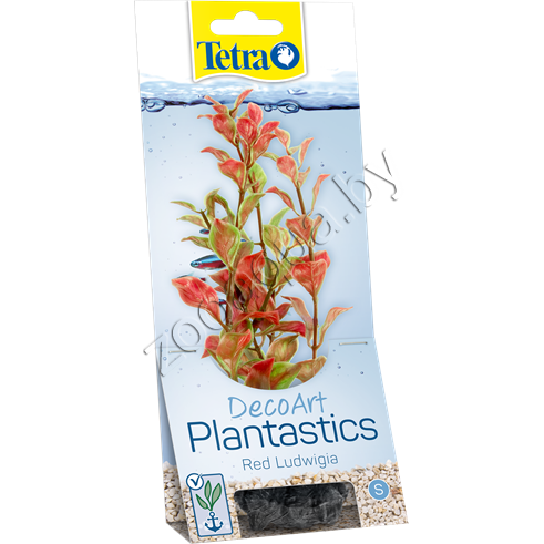 Tetra DecoArt Plantastics Red Ludvigia S/15см, растение для аквариума