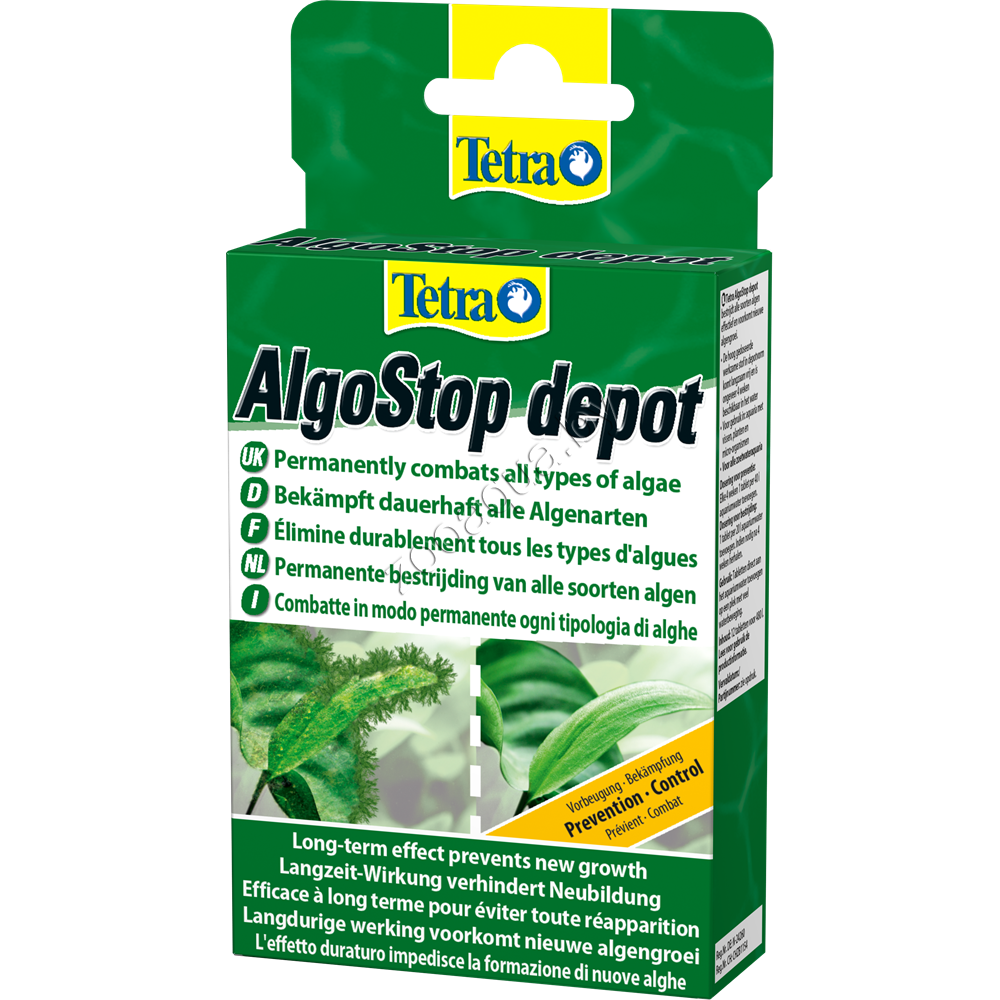 Tetra AlgoStop Depot 12 капсул, для борьбы с нитчатыми и пучковатыми водорослями