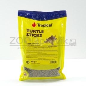 Tropical Turtle Sticks Универсальный корм для всех видов черепах в виде плавающих палочек, 300 гр (пакет) - фото 1 - id-p155305547