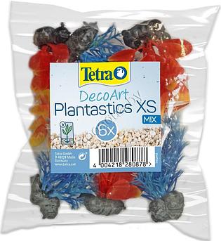 Tetra Растение пластиковое мини Tetra DecoArt Plant XS Mix Refil 6см разноцветное (6шт)