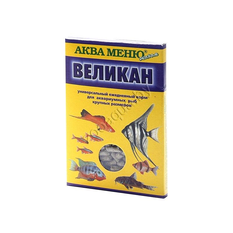 АкваМеню ''ВЕЛИКАН''- ежедневный корм для крупных аквариумных рыб