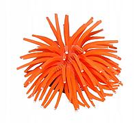 YM-1106C Декор из силикона "Коралл мягкий" (оранжевый) 10*10*6.5см
