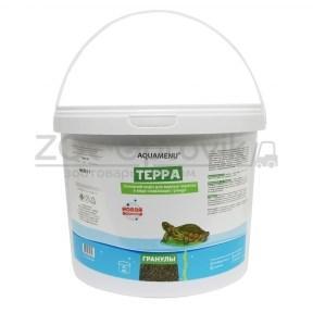 АкваМеню АкваМеню ТЕРРА 11L/3,5кг основной корм для водных черепах в виде плавающих гранул
