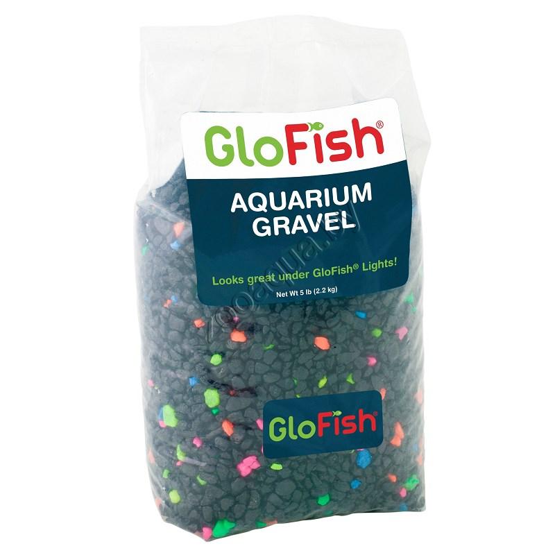 Грунт GLOFISH Черный с флуоресцентными GLO частицами, 2,26кг - фото 1 - id-p124775650