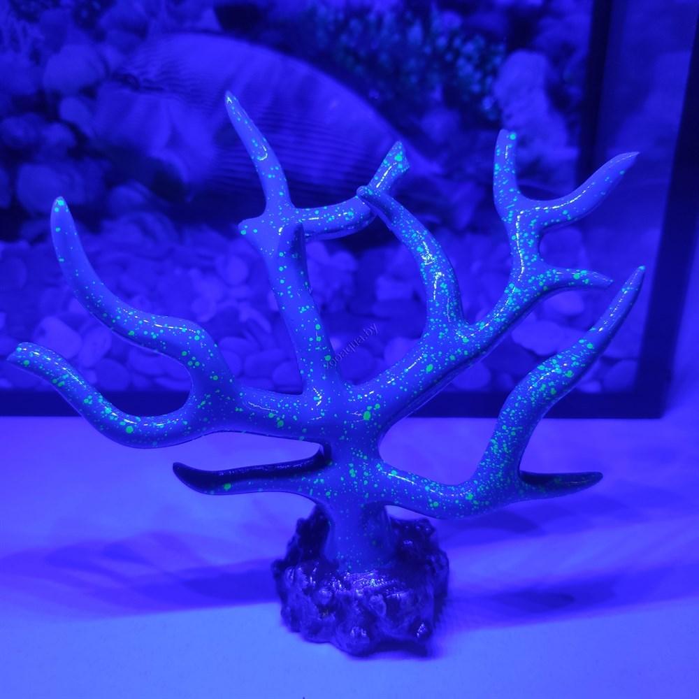 Декорация флуоресцирующая Коралл голубой - фото 2 - id-p124775647