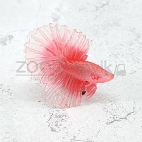 KW Zone Рыбка силиконовая - петушок KW Zone A-015 Pink