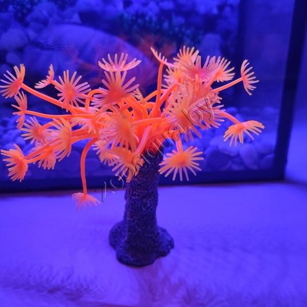 Коралл силиконовый красный 3.5х3.5х14см (SH139R) - фото 1 - id-p125281499