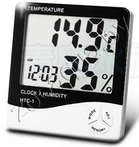 NOMOY PET Термогигрометр электронный (часы, температура, влажность, сигнал тревоги) 95х20х100мм - фото 1 - id-p139493644