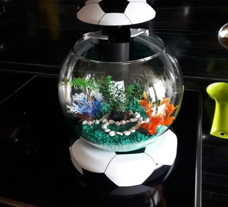 Tetra Аквариум Tetra Cascade Globe Football 6,8л круглый с LED светильником - фото 2 - id-p133811332