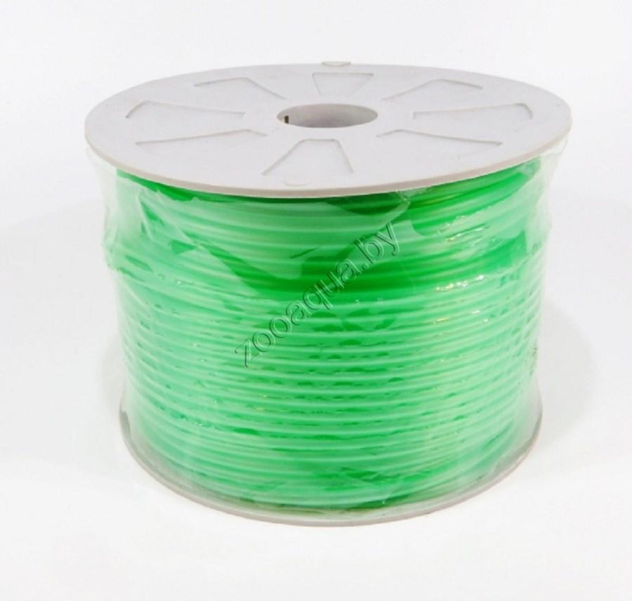 KW Zone Шланг силиконовый зеленый 100 м. на бобине (KW) - фото 1 - id-p95968408