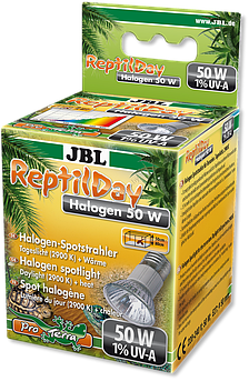 JBL JBL ReptilDay Halogen - Галогеновая лампа для террариума, 50 ватт