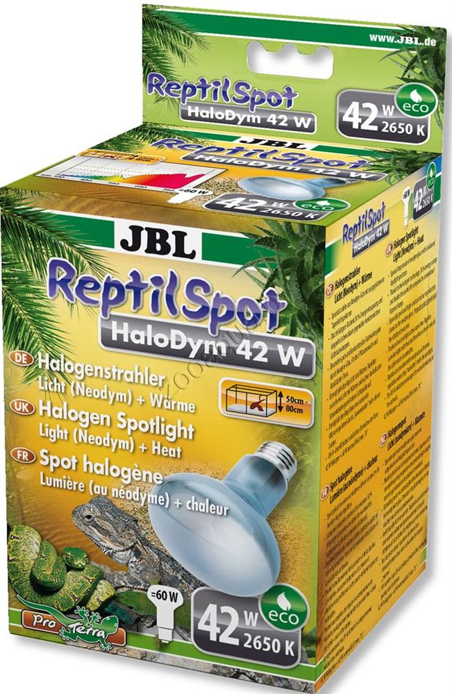 JBL JBL ReptilSpot HaloDym 42W - Галогеновая неодимовая лампа для освещения и обогрева террариума, 42 ватта - фото 1 - id-p110907841