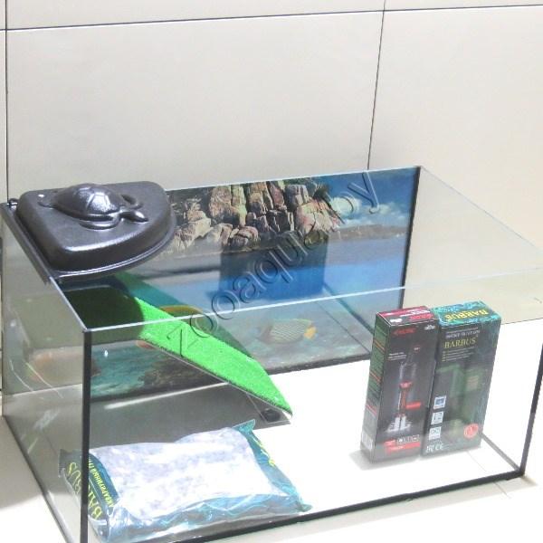 AQUA Черепашатник Aqua на 100 л. готовый комплект с оборудованием и декором - фото 4 - id-p106723802