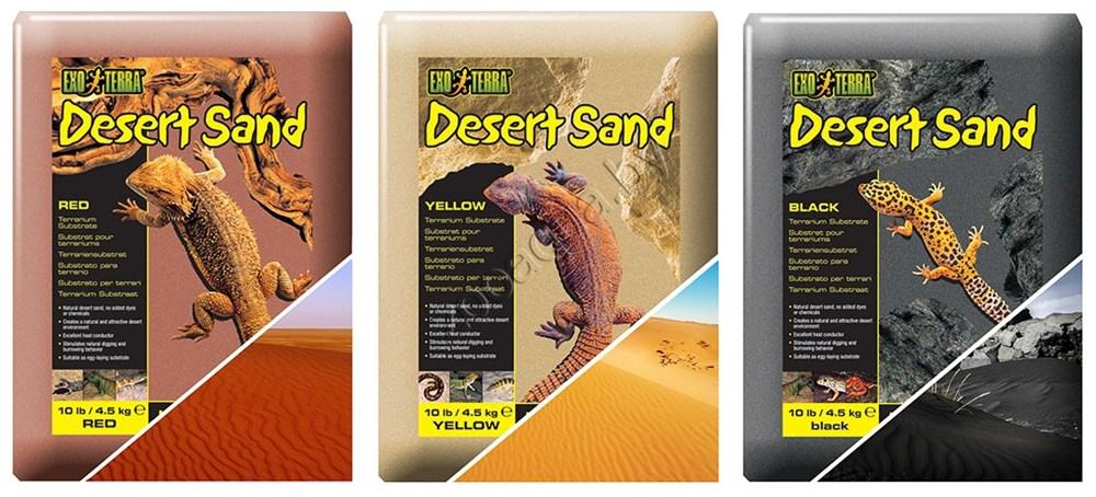 EXO-TERRA Песок для террариумов Desert Sand красный 4,5 кг - фото 3 - id-p139493831