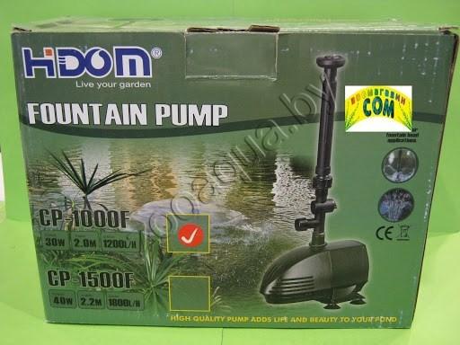 Hidom Hidom CP-1500 F, Помпа - фонтан, 40 W, 1600л.ч., h-2.2 м., шнур 10 м.,насадки, керамич. вал - фото 3 - id-p139493865