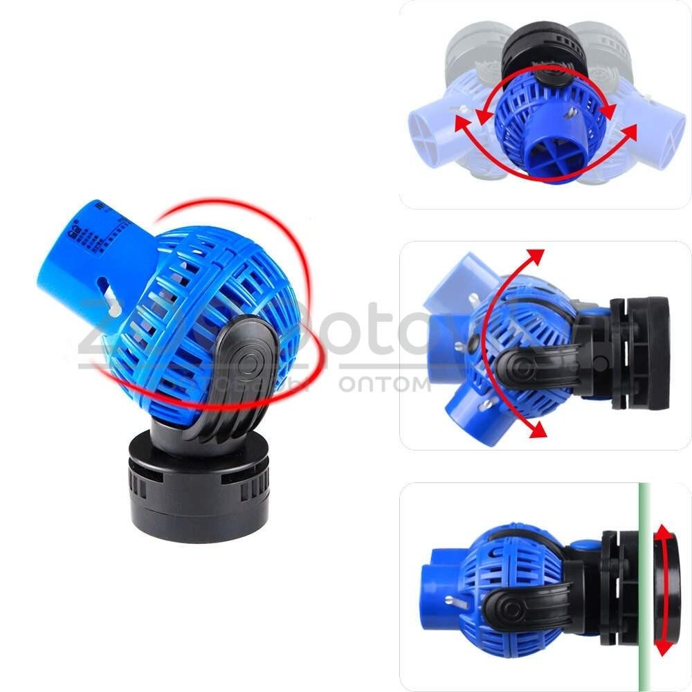 Sunsun Помпа течения, 6W (4000лч) с регулируемым диаметром и направлением потока, магнитный держатель, для - фото 7 - id-p168936953