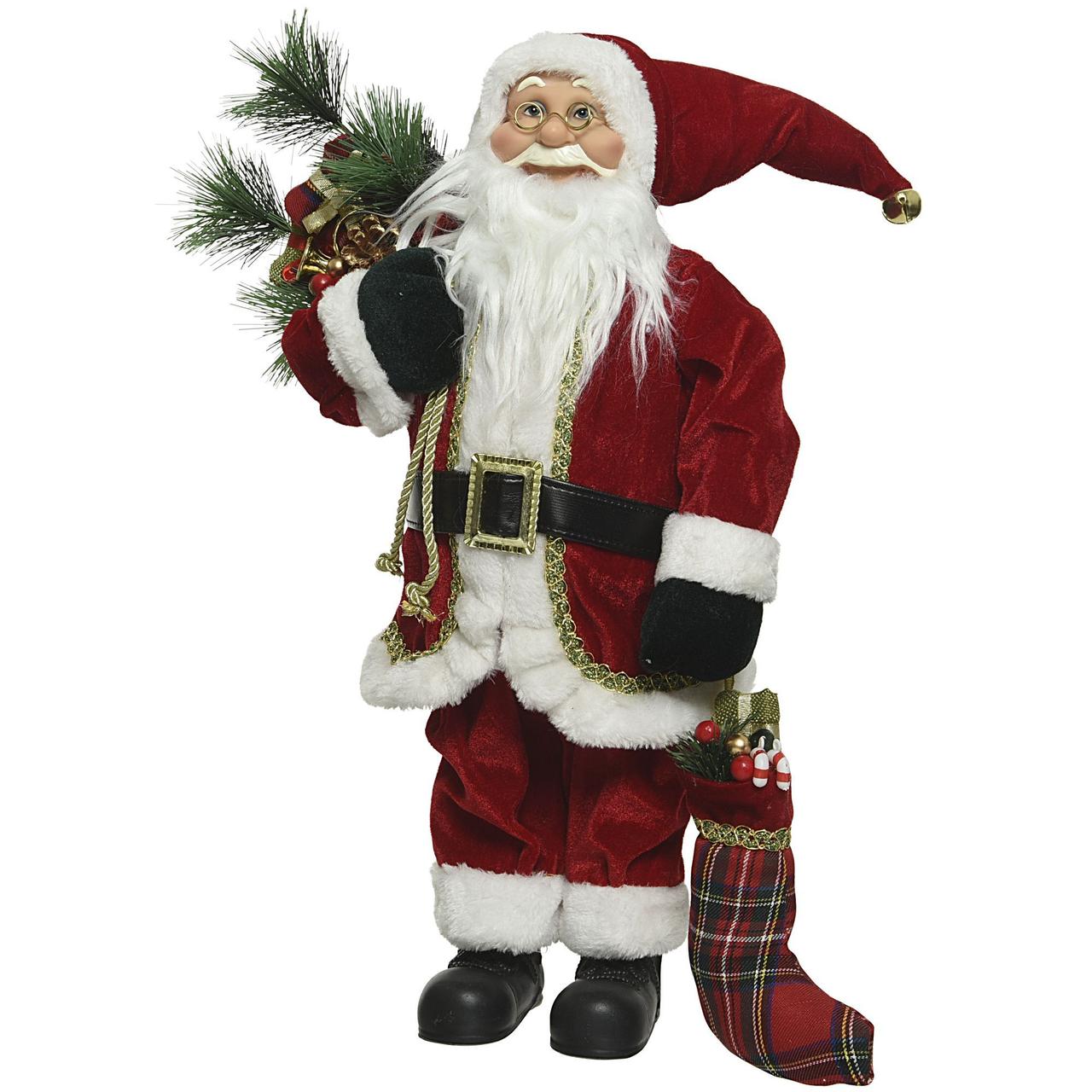Дед Мороз с подарками 45 см красный 612006 - фото 1 - id-p168937195
