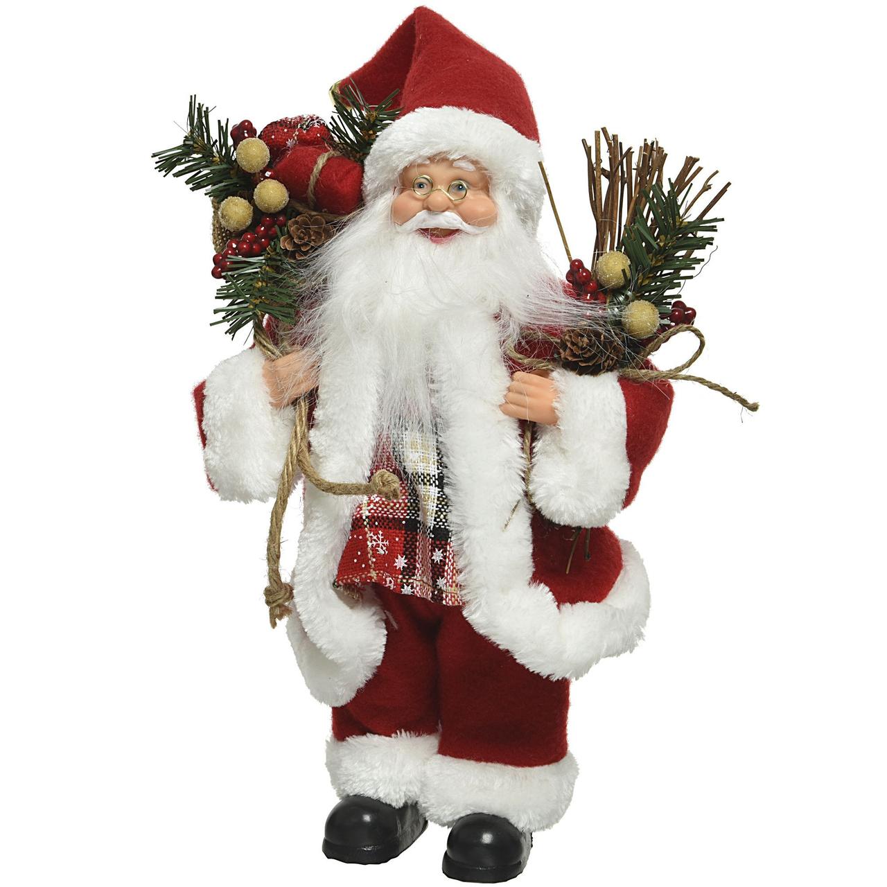 Новогодняя статуэтка "Санта с подарками" 20x10x30 см 521194 - фото 1 - id-p168937197
