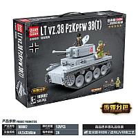 Конструктор Танк lt vz.38 pz kpfw 38(t), 535 дет, 100082 Quanguan